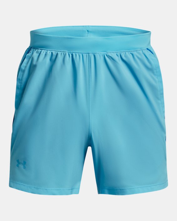 Men's UA Launch Run 5" Shorts, Blue, pdpMainDesktop image number 6